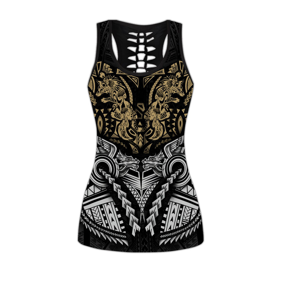 Amazing Polynesian Tattoo Legging & Tank top-ML