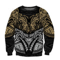 Amazing Polynesian Wolf Tattoo Unisex Hoodie-ML