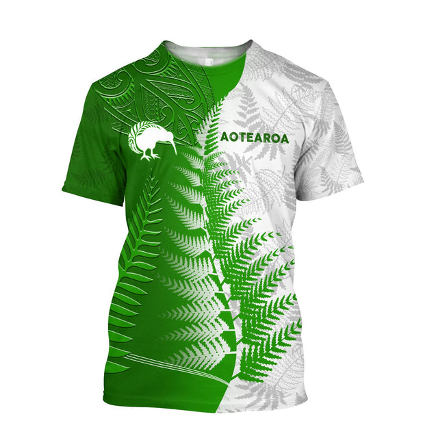 New zealand silver fern kiwi classic 3d all over printed for men and women