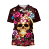 Floral Skull Hoodie For Men And Women TQH200923