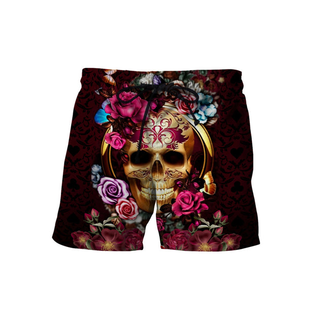 Floral Skull Hoodie For Men And Women TQH200923