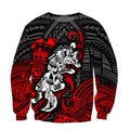 Amazing Polynesian Wolf Tattoo Unisex Hoodie-ML