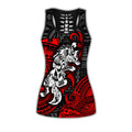 Amazing Polynesian Wolf Tattoo Legging & Tank top-ML