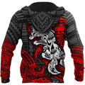 Amazing Polynesian Wolf Tattoo Unisex Hoodie-ML