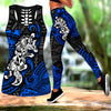 Amazing Polynesian Wolf Tattoo Legging & Tank top-ML