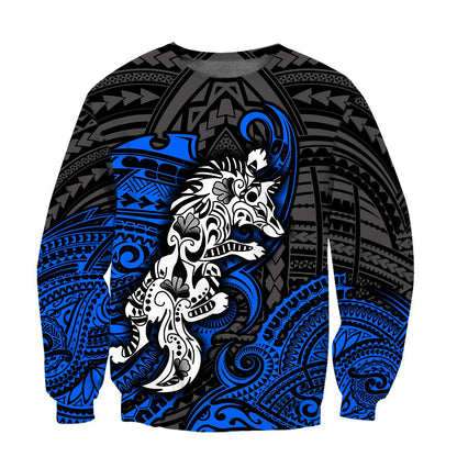 Amazing Polynesian Wolf Tattoo Unisex Hoodie-ML