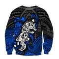 Amazing Polynesian Wolf Tattoo Unisex Hoodie-ML