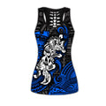 Amazing Polynesian Wolf Tattoo Legging & Tank top-ML