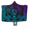 Powerful And Beautiful Wolf Hooded Blanket DQB10012002