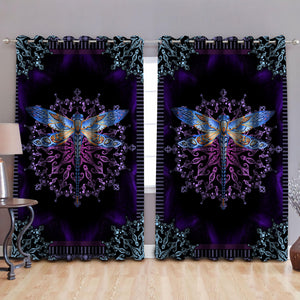 Mandala Lovely Dragonfly Curtains Window TQH200921