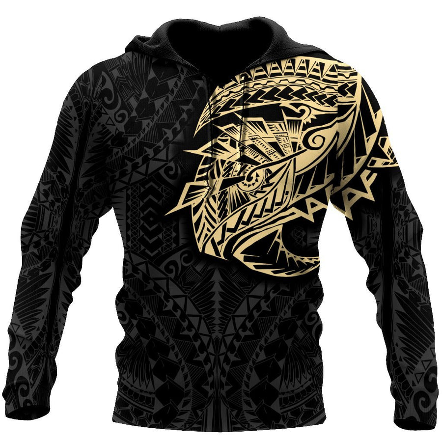 Amazing Polynesian Tattoo 3D All Over Printed Unisex Hoodie-ML