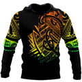 Amazing Polynesian Tattoo Unisex Hoodie ML