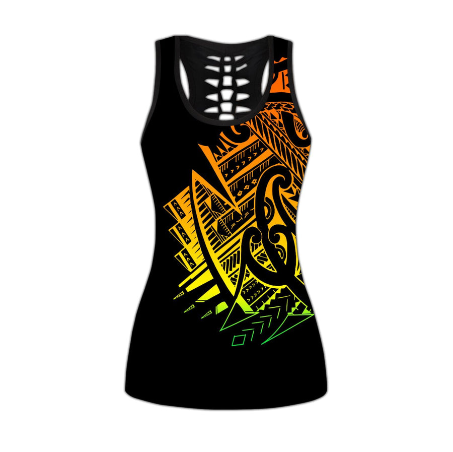 Amazing Polynesian Tattoo Legging & Tank top-ML