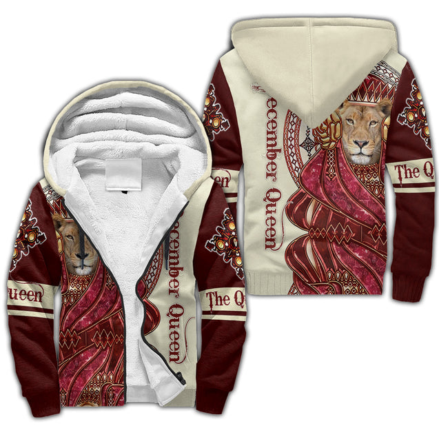 December Lion Queen 3D All Over Printed Shirt for Women