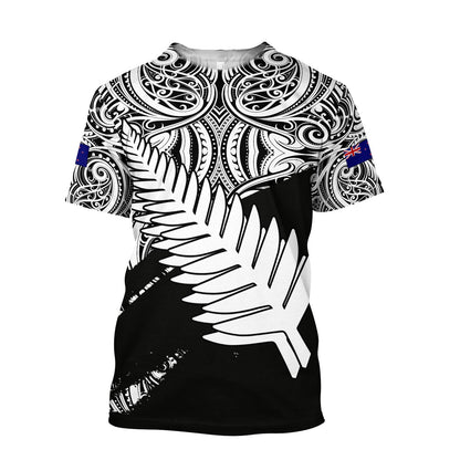 New zealand aotearoa maori tattoos 3d all over printed for men and women