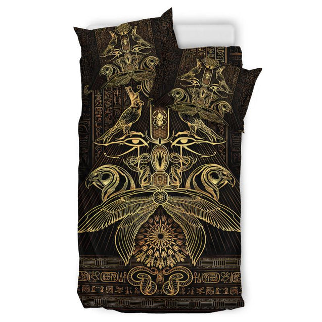 Egypt The Auspices Of Horus Golden Bedding Set-ML