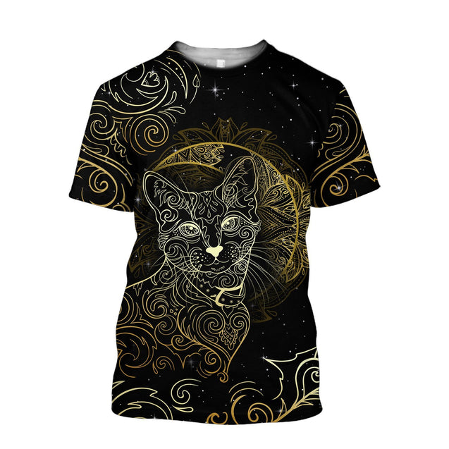 Cat tattoos 3D All Over Printed shirt & short for men and women PL