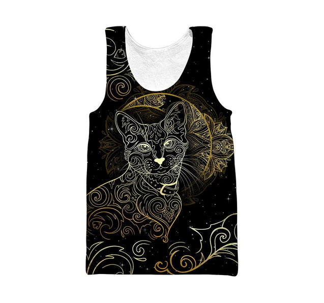 Cat tattoos 3D All Over Printed shirt & short for men and women PL