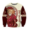 Lion Queen 3D All Over Printed Shirt for Women