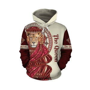 Lion Queen 3D All Over Printed Shirt for Women