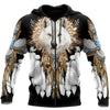 Native Wolf Spirit 3D All Over Printed Unisex Hoodie ML