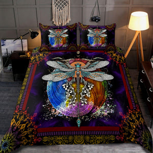 Yin Yang Mandala Dragonfly Bedding Set DD10052001