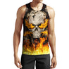 Skulls On Fire Hoodie For Men And Women TQH201007