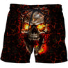 Fire Skull Art Shirts For Men and Women TQH201008