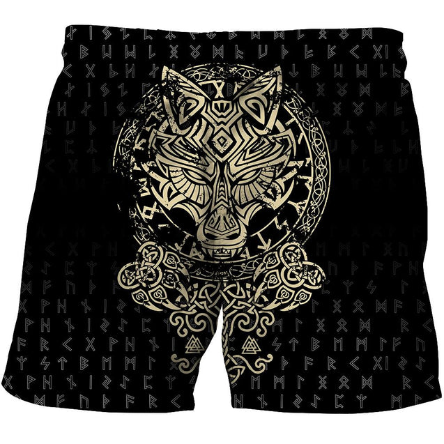 Viking Wolf Fenrir All 3D Over Printed Unisex Hoodie ML