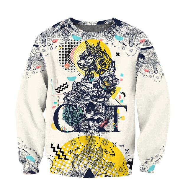 Cat tattoos 3D All Over Printed shirt & short for men and women PL