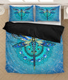 Blue Mandala Dragonfly Bedding Set DD10072003