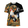 King Rooster Customize II 3D All Over Printed Unisex Hoodie ML