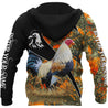 King Rooster Customize II 3D All Over Printed Unisex Hoodie ML