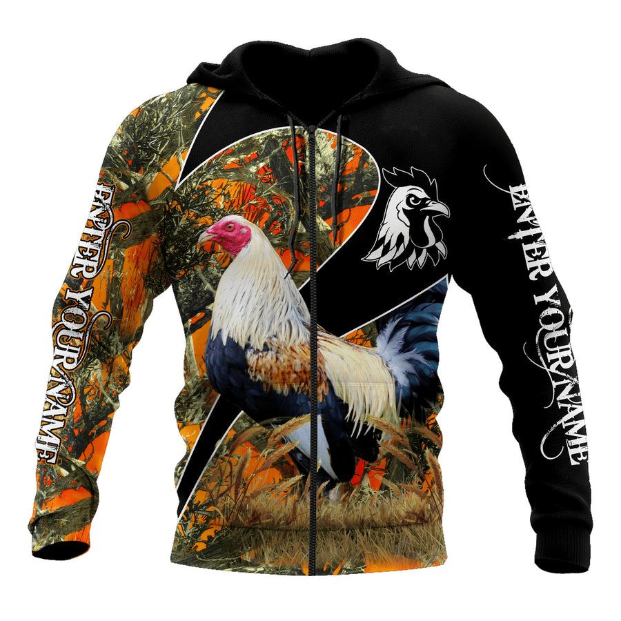 King Rooster Customize II 3D All Over Printed Unisex Hoodie ML