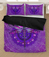 Purple Mandala Dragonfly Bedding Set DD10072004