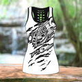 Proud To Be A Polynesian 3D Tattoo Legging & Tank top-ML