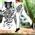 Proud To Be A Polynesian 3D Tattoo Legging & Tank top-ML