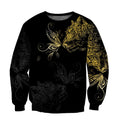Cat & Butterfly tattoos 3D All Over Printed shirt & short for men and women PL
