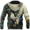 Love Rooster Camo All 3D Over Printed Unisex Hoodie ML