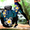 Amazing Polynesian Tattoo Deep Sea Turtle Hoodie and Legging ML