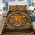 Six Pointed Wicca Art Bedding Set Pi081004S2