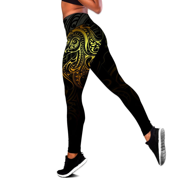 Amazing Polynesian Horse Tattoo Hoodie and Legging ML