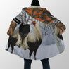 Rooster King Camo II All Over Printed Unisex Deluxe Hoodie ML