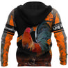 Rooster King Camo III All Over Printed Unisex Deluxe Hoodie ML