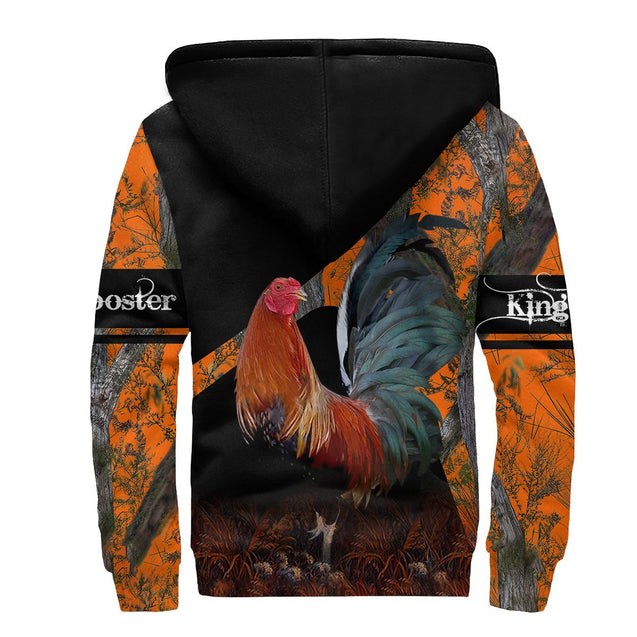 Rooster King Camo III All Over Printed Unisex Deluxe Hoodie ML