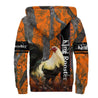 Rooster King Camo All Over Printed Unisex Deluxe Hoodie ML