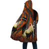 Rooster King Camo All Over Printed Unisex Deluxe Hoodie ML