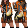 Rooster King Camo All Over Printed Unisex Deluxe Hoodie ML