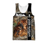 Deer Hunting Camo Over Printed Unisex Deluxe Hoodie ML