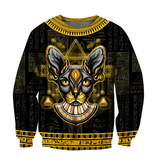 Egyptian sphynx cat 3D All Over Printed shirt & short for men and women PL